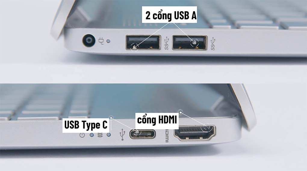 Laptop HP 15s fq5229TU i3 1215U (8U237PA) - Cổng kết nối